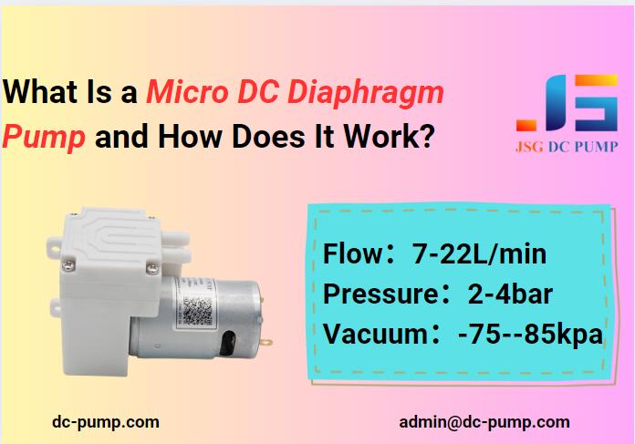 micro DC diaphragm pumps