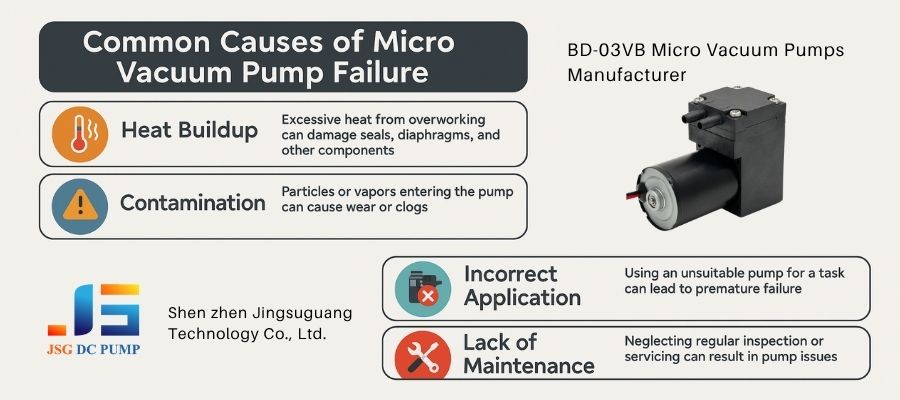 Image of worn-out micro pump components like diaphragms or seals, highlighting wear