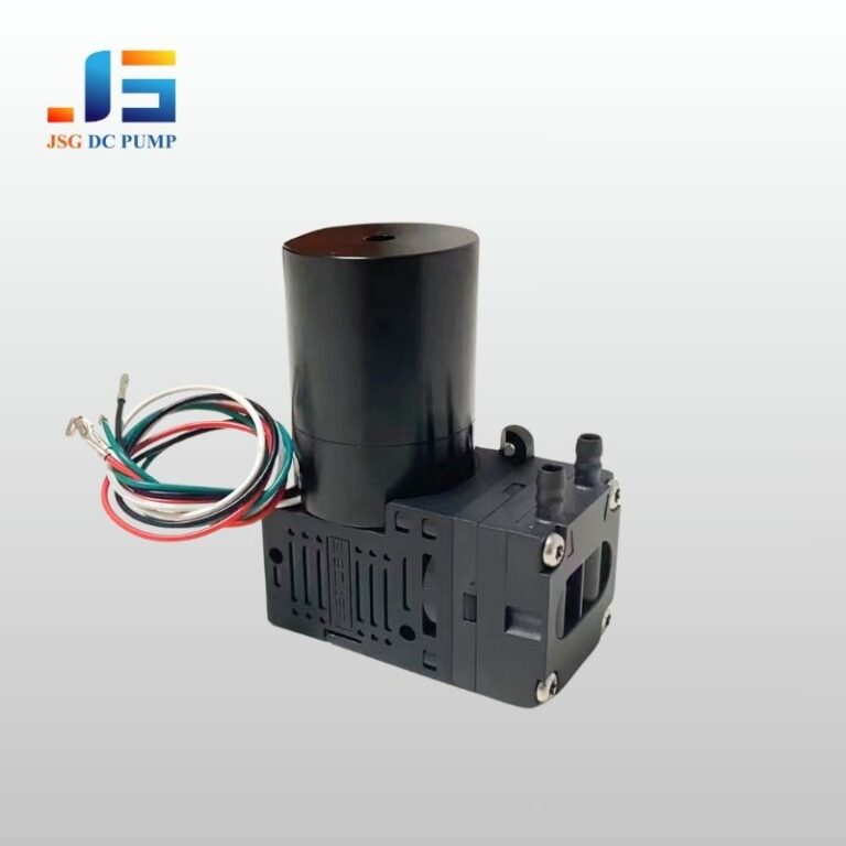 Brushless high-power air pump with cylindrical motor and twin ports