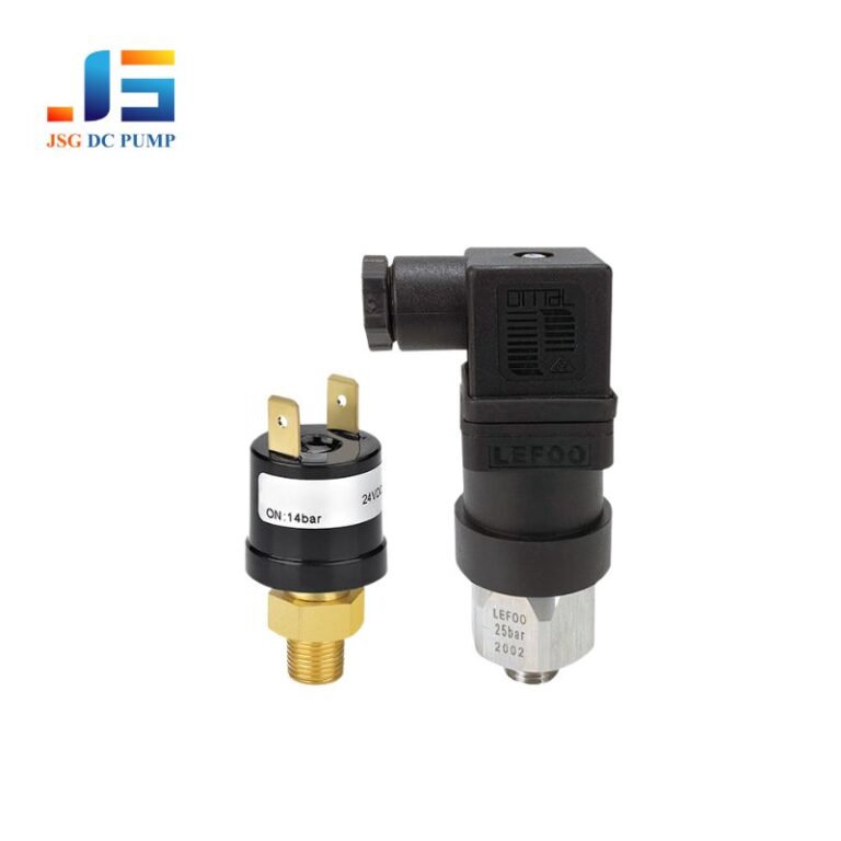 Pressure switches for small vacuum pump systems