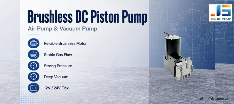 brushless dc piston pump