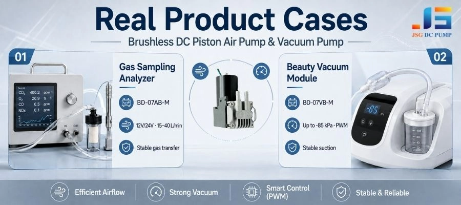 piston pump for gas transfer