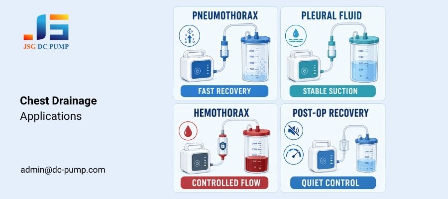 portable chest drainage vacuum pump