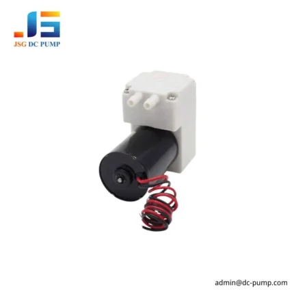 JSG04 brushless mini diaphragm pump with dual ports and compact white pump head for beauty, medical and OEM air or vacuum systems