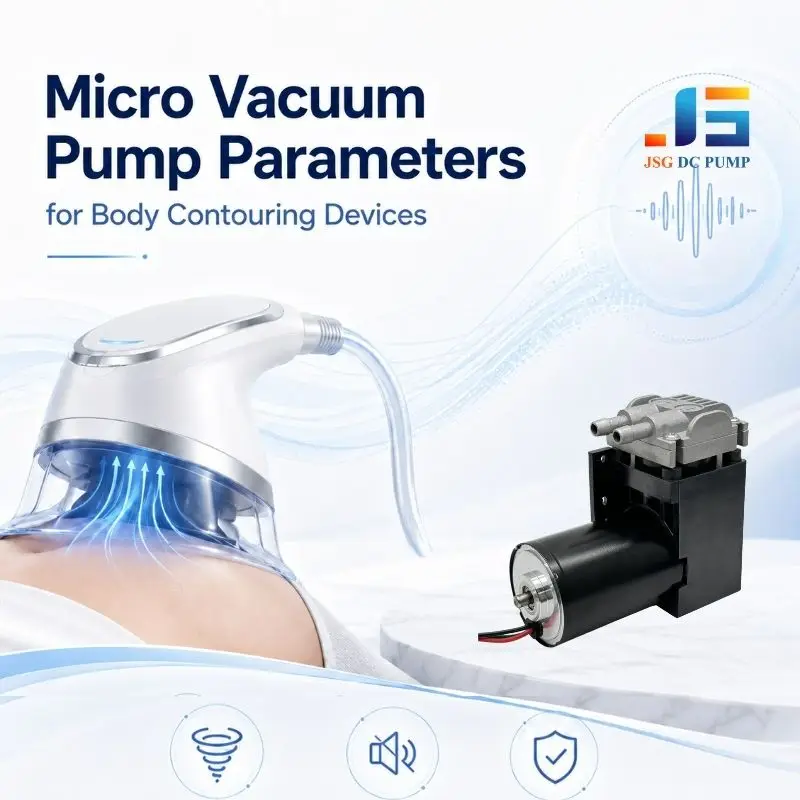 Body Sculpting Vacuum Pump parameters for body contouring devices with micro vacuum pump