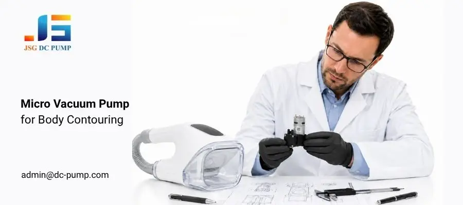 Micro vacuum pump for body contouring equipment tested by engineers