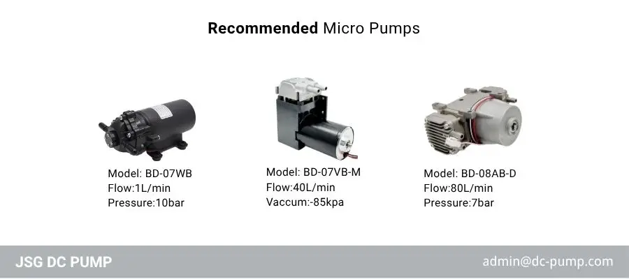 JSG07WB, BD-07VB-M, and BD-08AB-D models with key performance specifications
