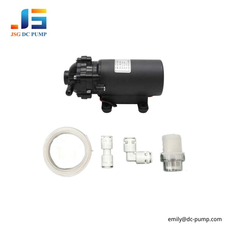 BD-07WB Micro Diaphragm Liquid Pump Accessories BD-07WB micro diaphragm liquid pump with tubing, connectors and inlet filter for water purification