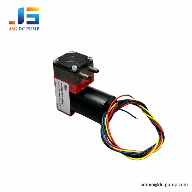JSG05TVB-S Brushless Diaphragm Pump product image with compact body and lead wires
