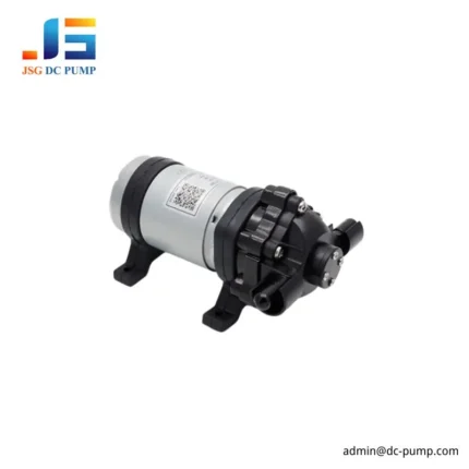 Compact JSG07W brushed DC diaphragm water pump with POM pump head and mounting feet
