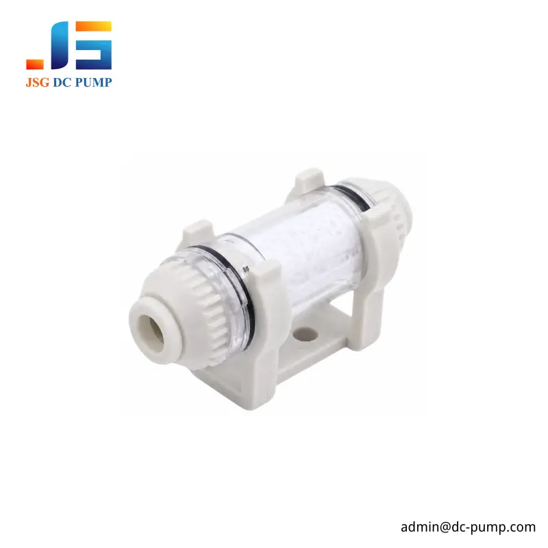 Pressure Vacuum Filter Angled View Pressure vacuum filter angled view with 4 mm tube connectors