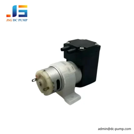 Silicone shock absorber installed on a BD-03 micro pump with the mounting foot visible