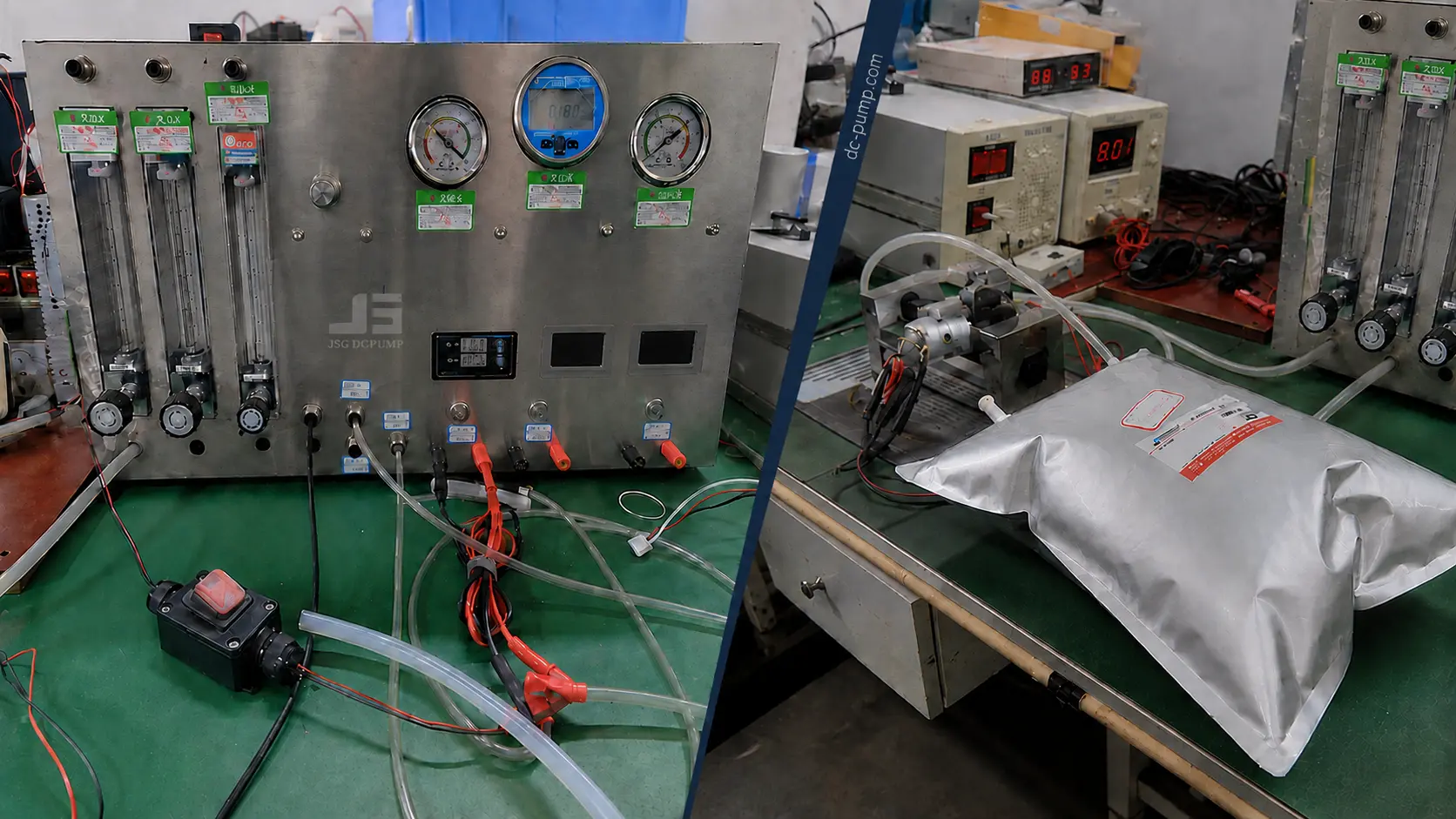 Miniature vacuum pump working-point validation