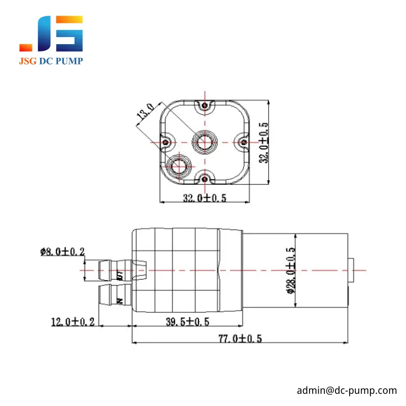 DC diaphragm water pump