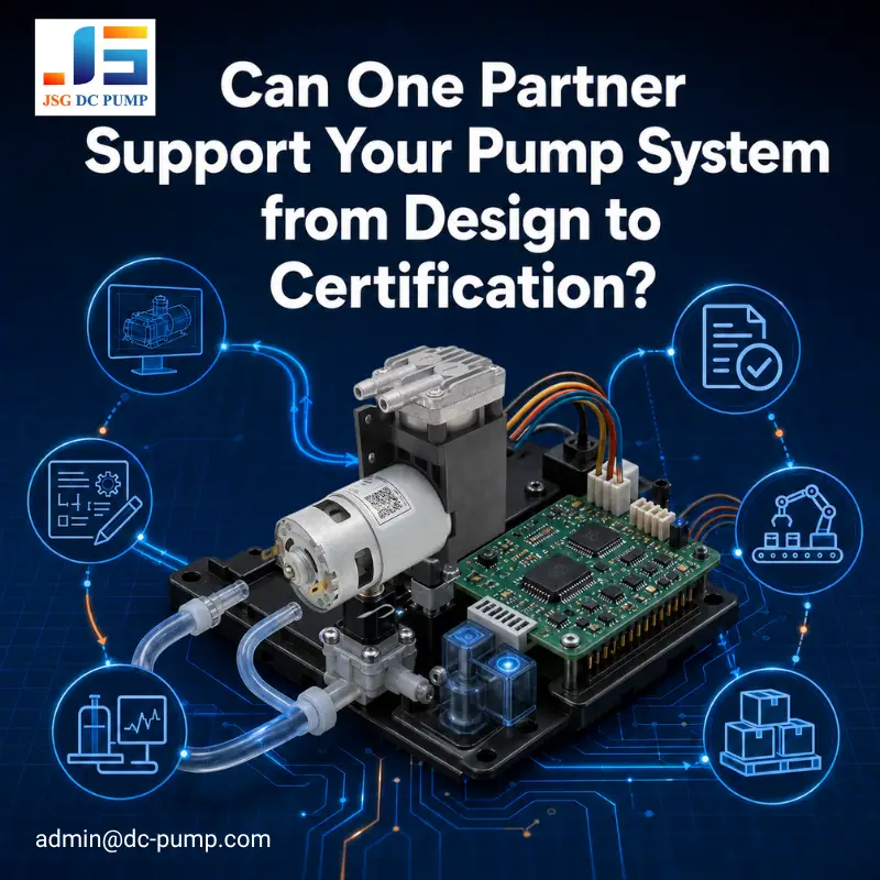 Pump system integration from design and prototype development to validation, certification support, and production